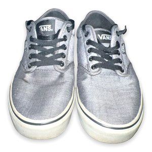 VANS Off the Wall Men's TB4R Gray Lace Up Low Top Sneaker Shoes Size 8.5